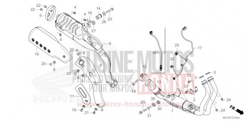 EXHAUST MUFFLER CL500AS de 2025